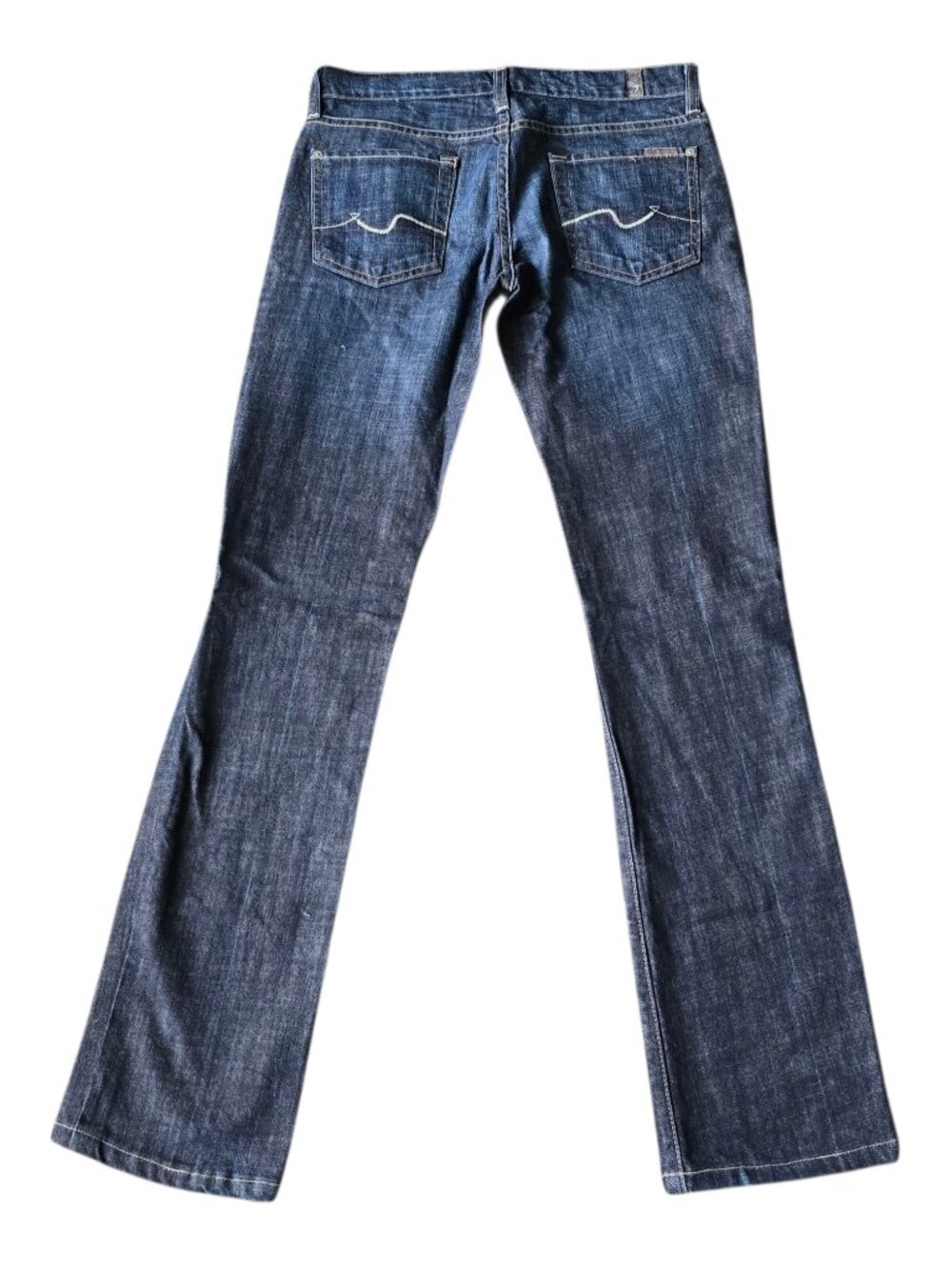 7 For All Mankind Bootcut women's Blue Jeans. Size 26 - Picture 2 of 7